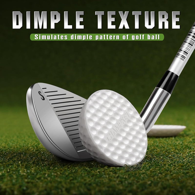 Champkey Precision Practice Golf Balls 20 Pack - Soft Rubber Golf Training Balls - Avoid Swing Shallow and Steep Golf Practice Balls - Image 2